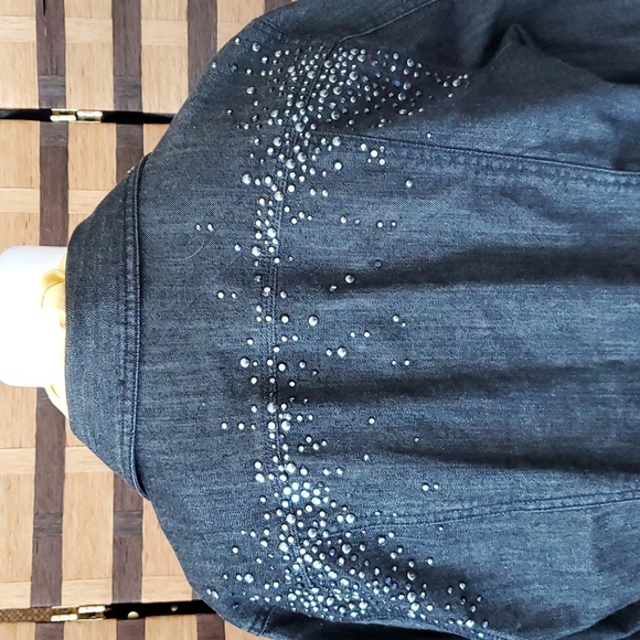 Chico's Studded jean jacket - Picture 10 of 13